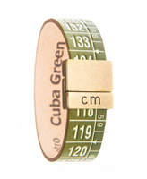Bracciale Il Centimetro in Pelle CUBA GREEN - CUBA GREEN